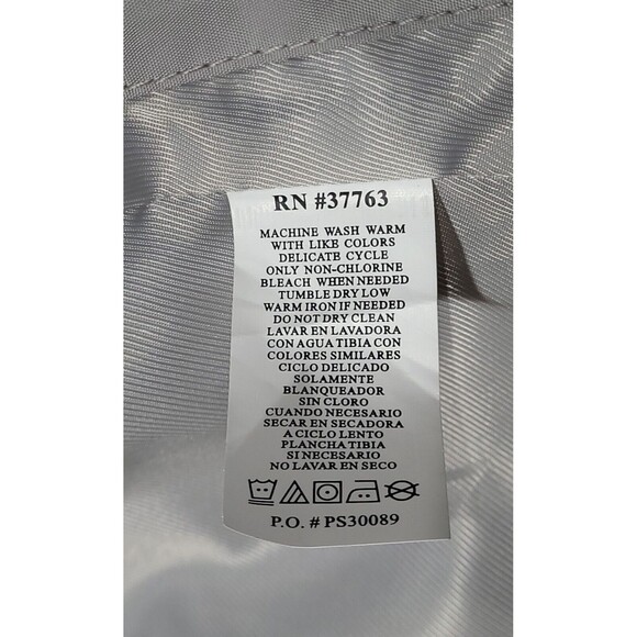 Perry Ellis Metallic Silver Men's Luxury Jacket Small EUC - Picture 12 of 12